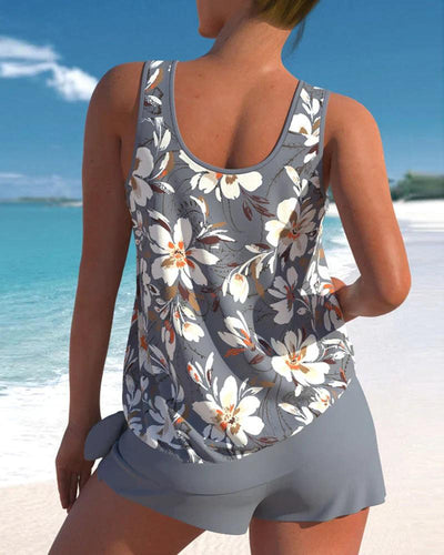 WW | Tankini Badeanzug Stylisches Zweiteiliges Badeanzug-Set