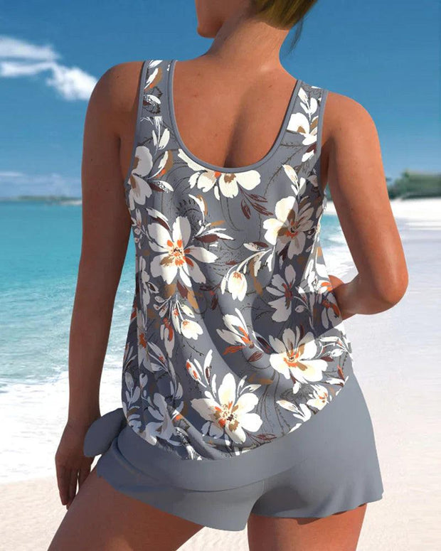 WW | Tankini Badeanzug Stylisches Zweiteiliges Badeanzug-Set
