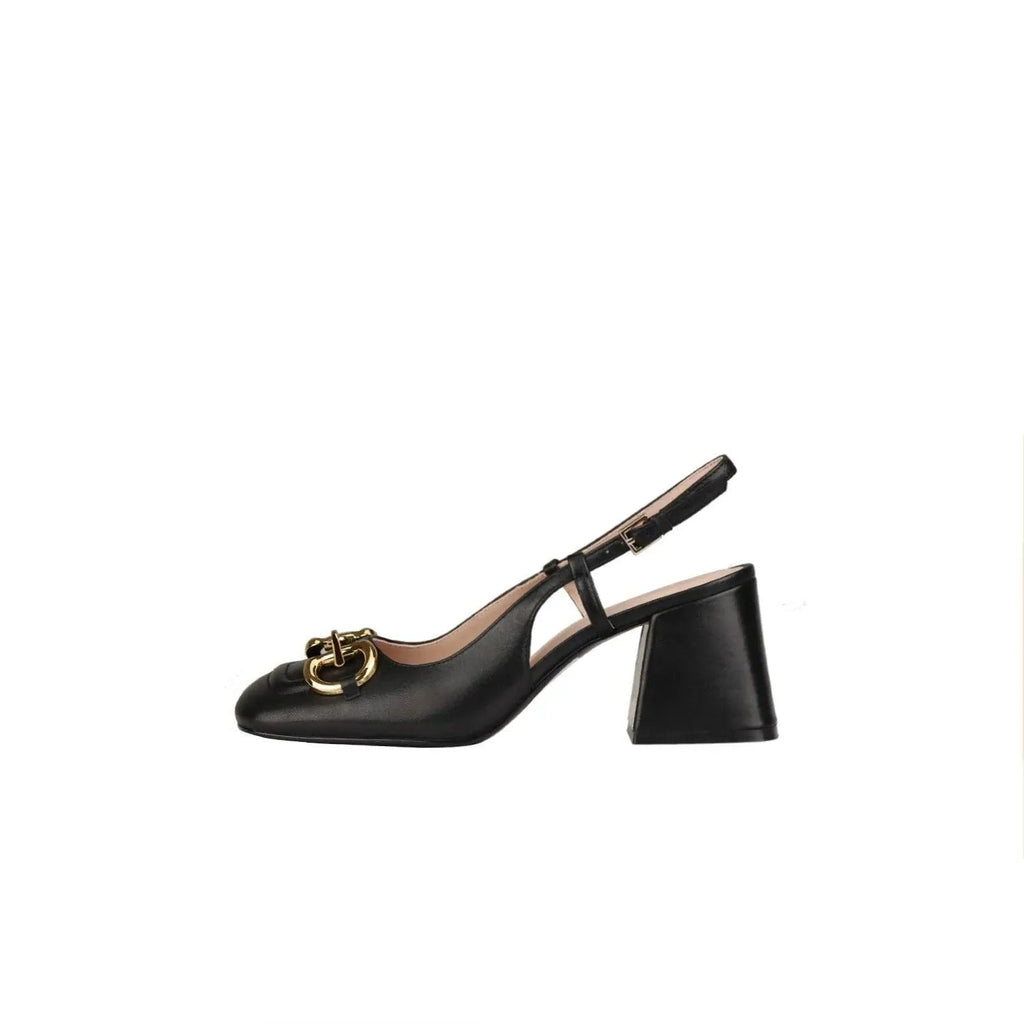 WW | Damen Retro-Schuhe mit hohen Absätzen und Schnalle - Zeitlose Eleganz und Stil