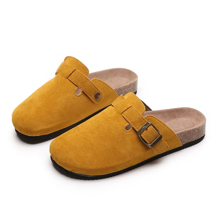 W&W Mode | Orthopädische Leder Pantoffeln