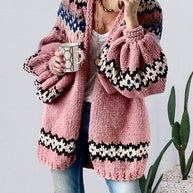 Cardigan mit Laternenärmeln