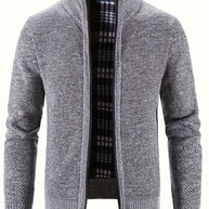 WW | urbaner Herrenmantel Warme Stehkragenjacke