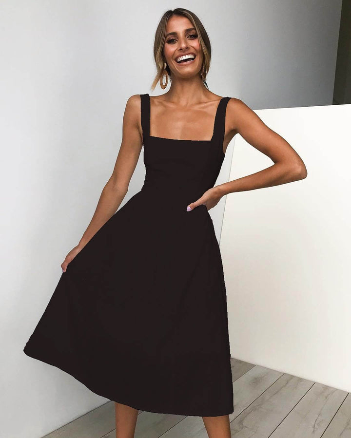 W&W Mode | Party Einfarbiges Kleid