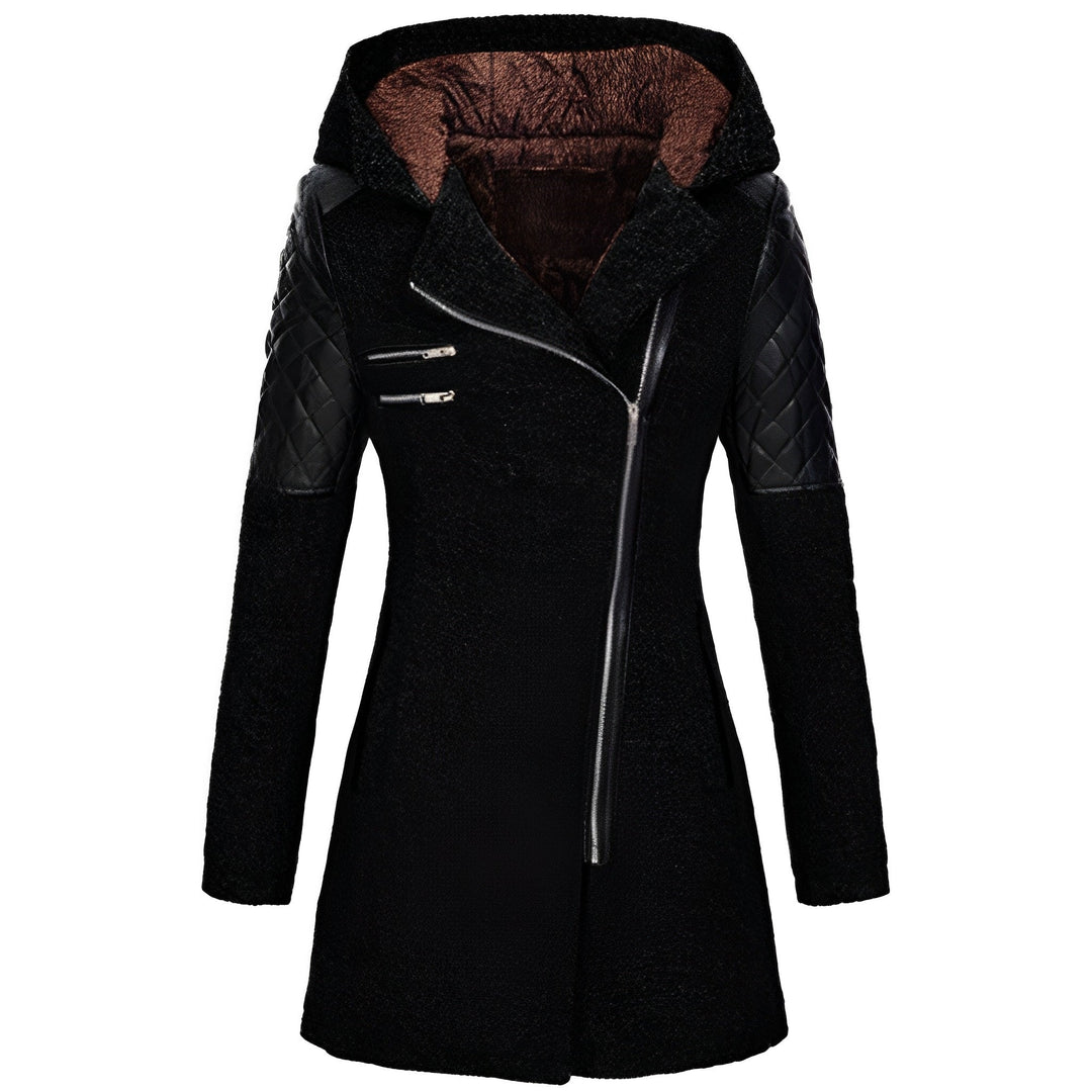 W&W Mode | Winterlicher Woll|Trenchcoat Mit Kapuze
