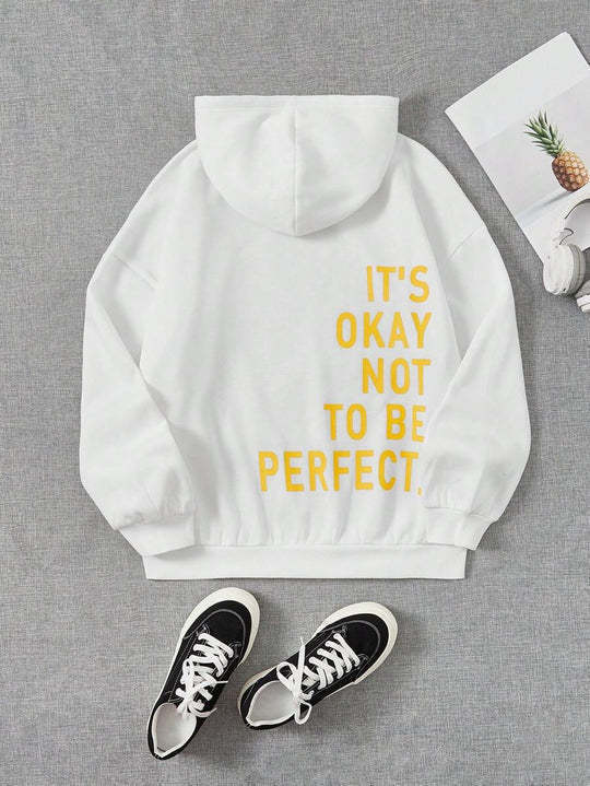 Langarm-Hoodie mit lässigem Schnitt