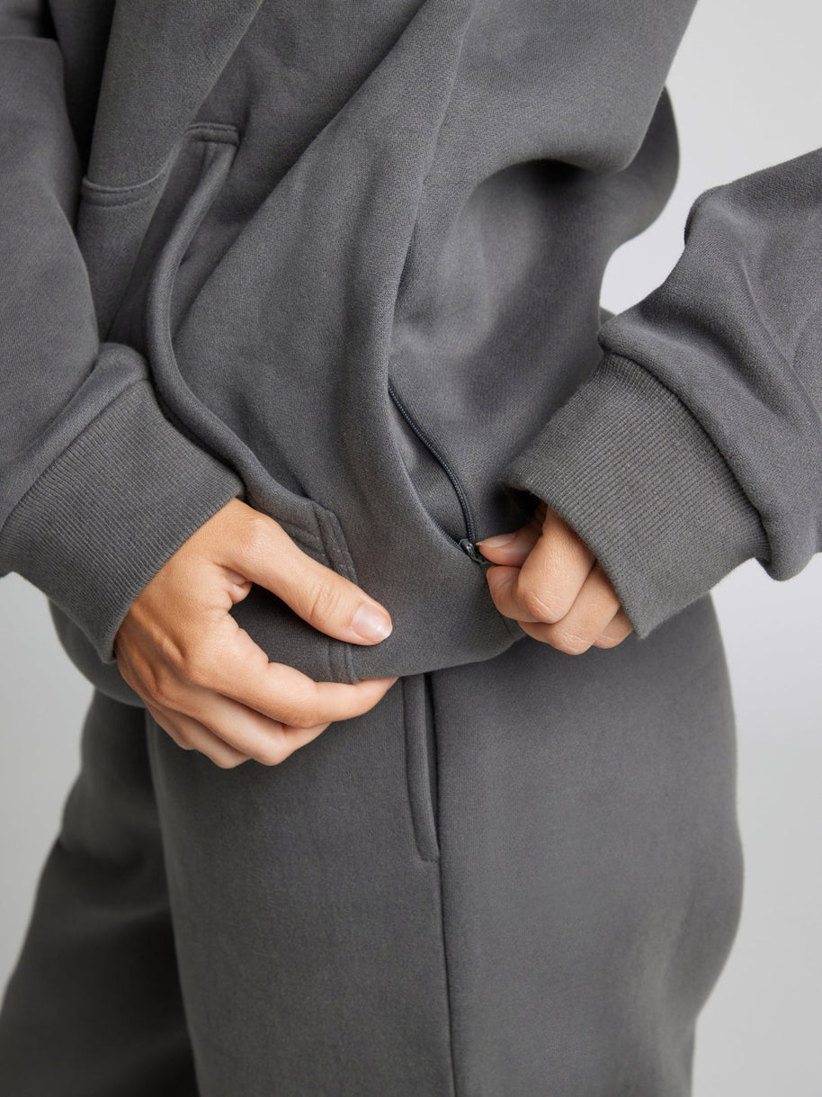 WW | Reise Kapuzenpullover mit Flugzeugmodus-Grafik