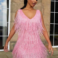 WW | Slip Kleid mit V Ausschnitt