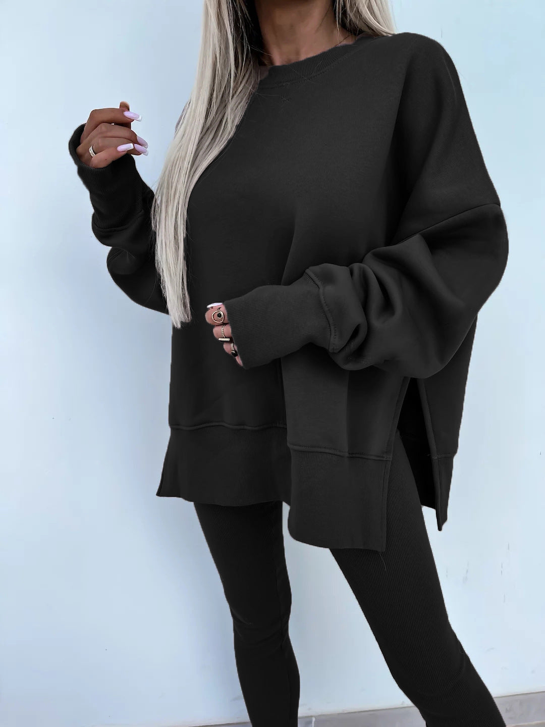 WW | Damenanzug Im Lockeren Stil Mit Langen Ärmeln – Winterset