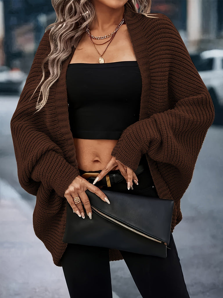 WW | Strickjacke mit weiten Ärmeln