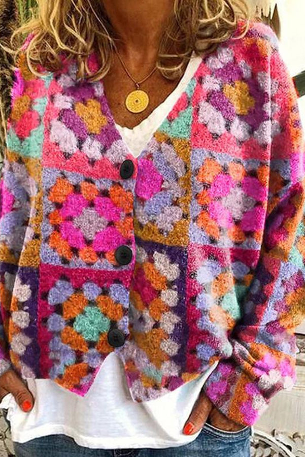 WW | Bedruckte Boho-Weste im Vintage-Stil