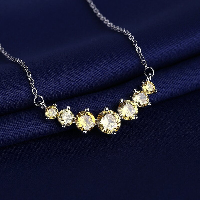 WW | 925 Sterling Moissanit Halskette