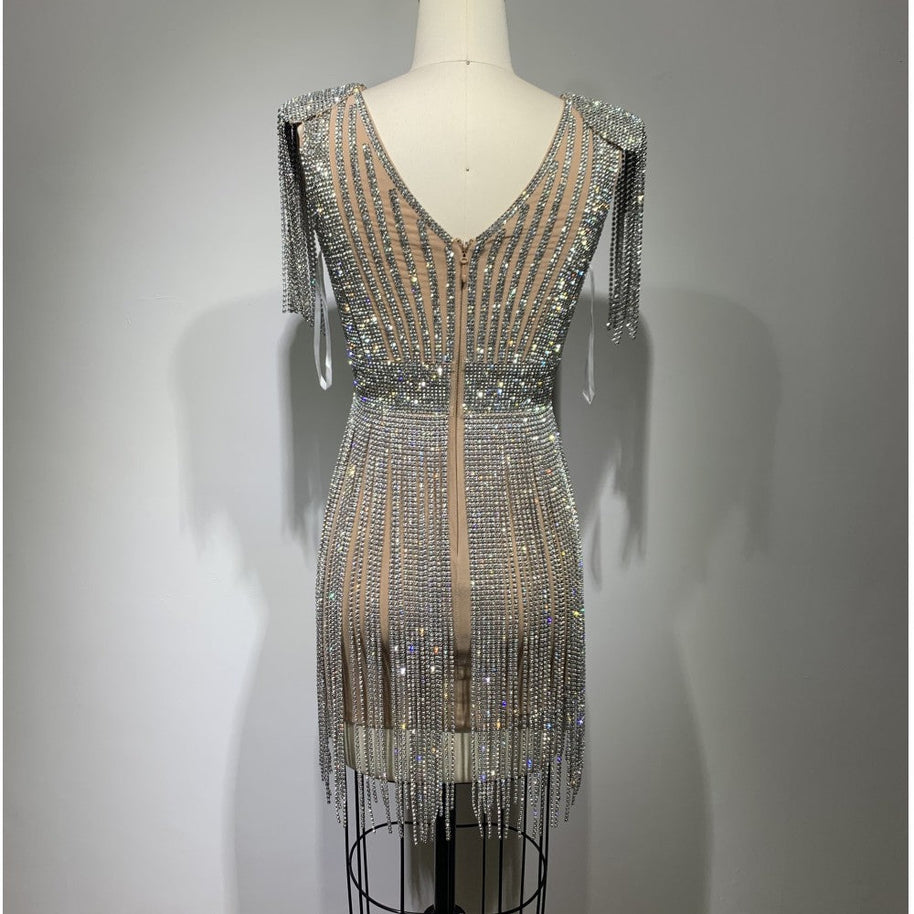 WW | Hollow-out Enge Nische Mantel Hochwertiges Kleid