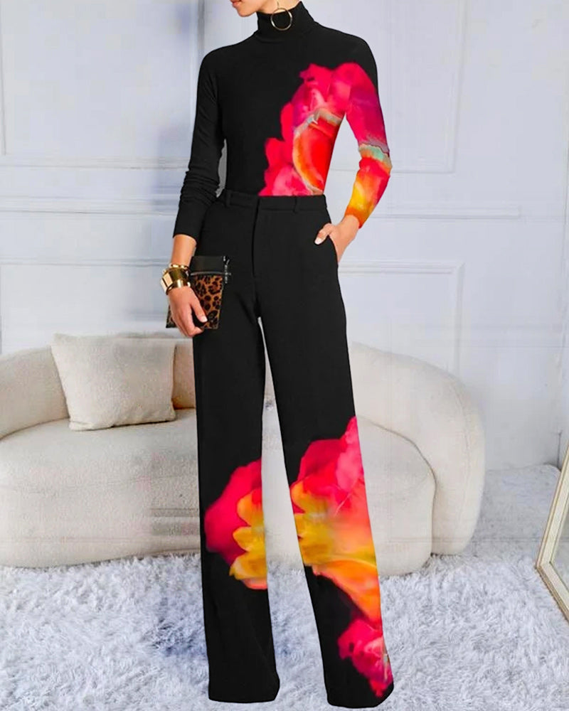 WW | T Shirt mit Stehkragen