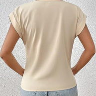 WW Damen-T-Shirt – Unregelmäßiger Schnitt