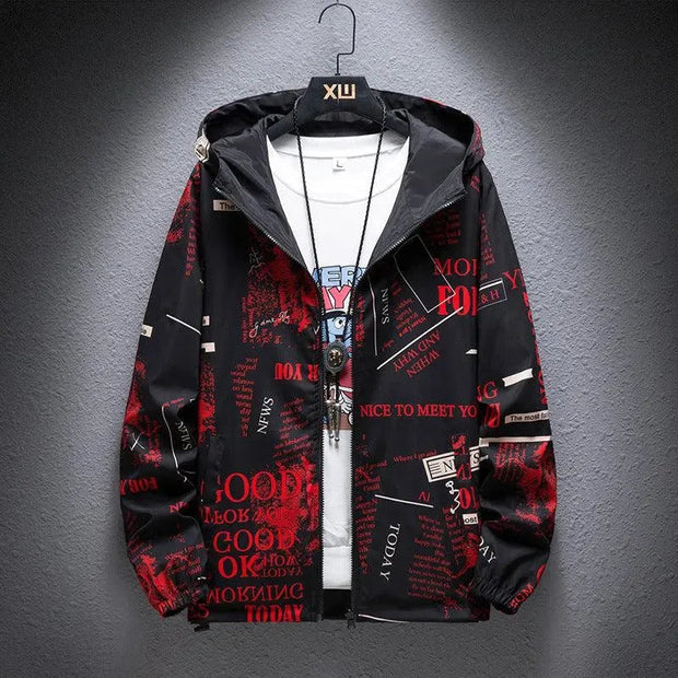 WW | Umkehrbare Herrenjacke mit Camouflage-Druck