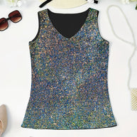 WW | Elegantes Ärmelloses Top mit Pailletten