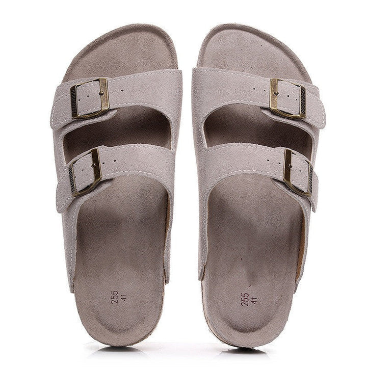 W&W Mode | Orthopädische Sandalen Mit Kork Fußbett Überlegene Unterstützung