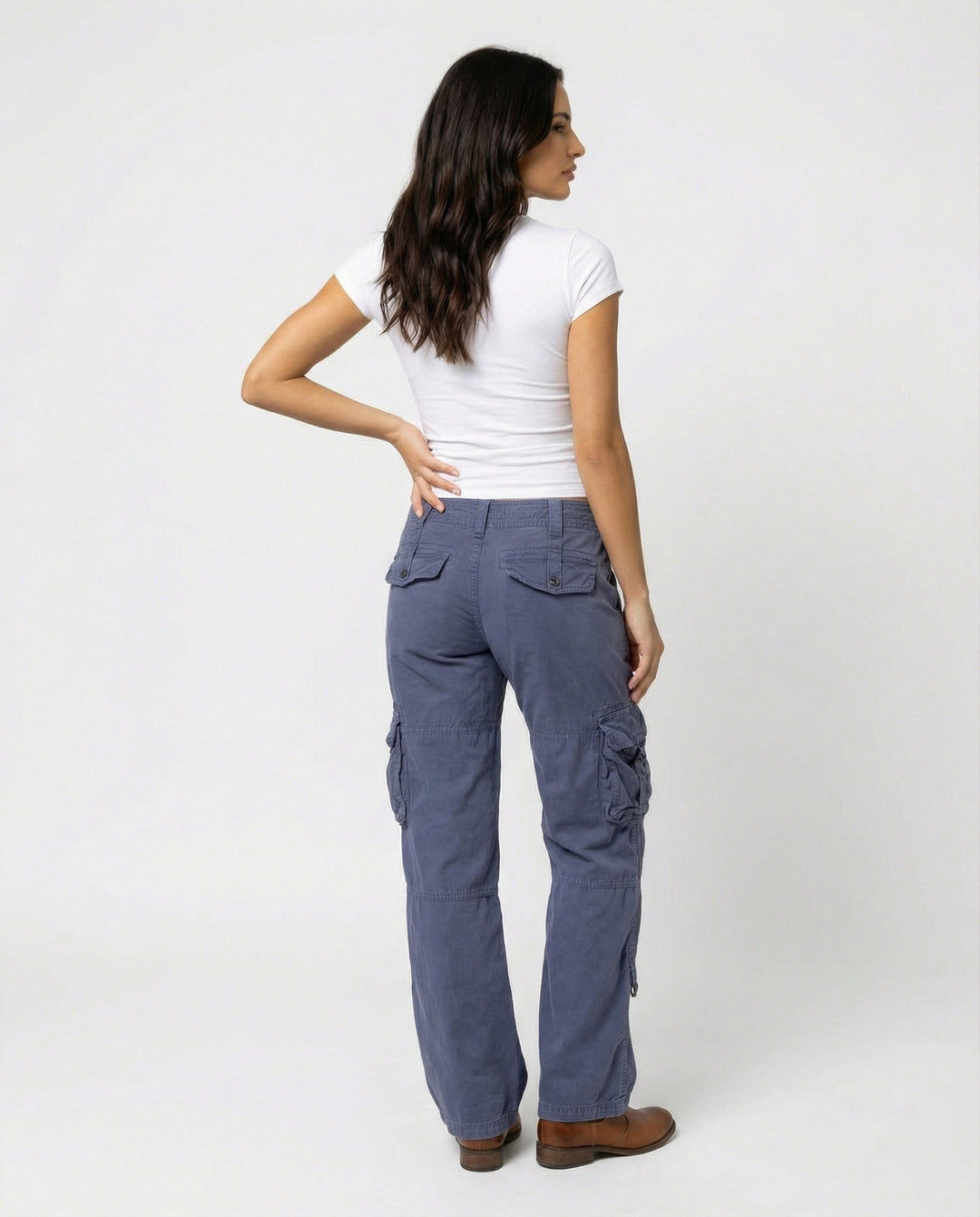 W&W Mode - Elegante Cargohose für Damen Moderner Schnitt