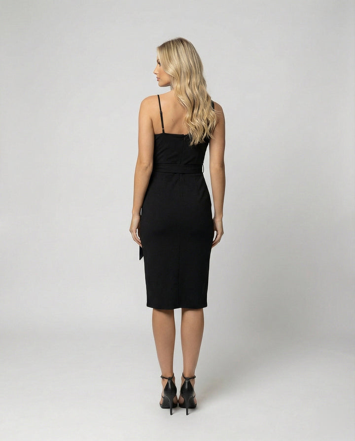 W&W Mode - Damen Paillettenbesetztes One Shoulder Kleid, Figurbetont & Elegant