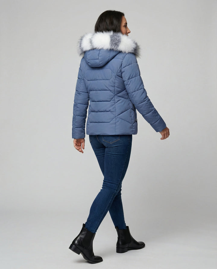 W&W Mode | Stilvolle Winterjacke damen mit Fellkragen