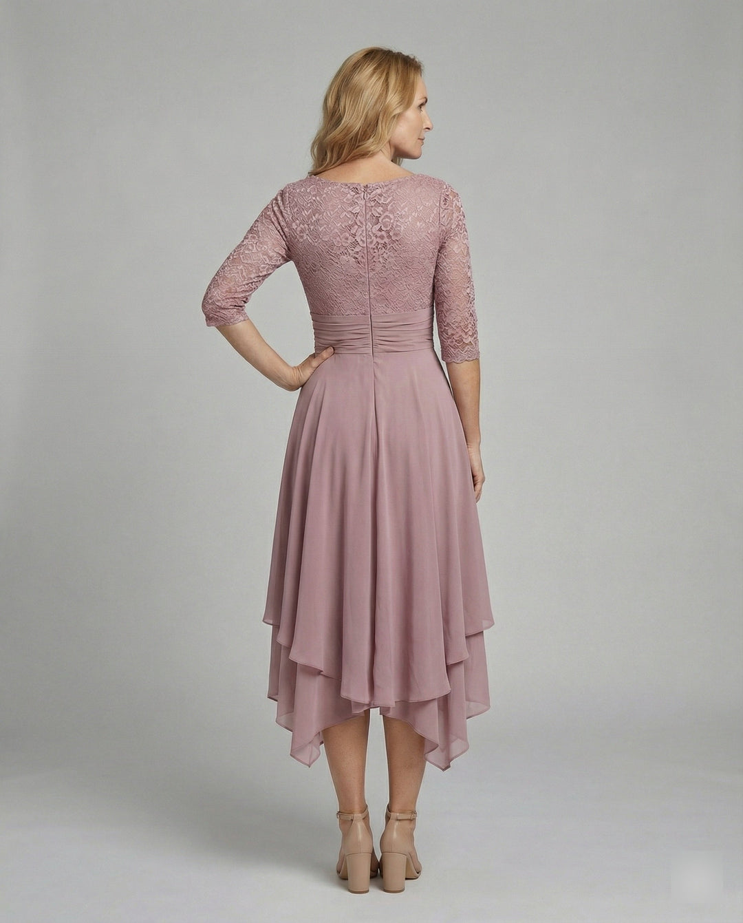 Damen Kleid mit lockerer Regular-Fit-Passform und leichtem Stretch