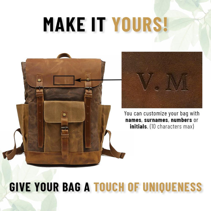 W&W Mode | Laptop Rucksack - Malmö - Ideal für Arbeit und Reisen