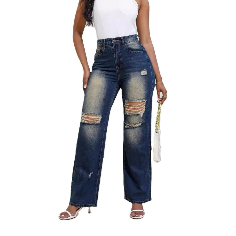 WW | Weit Geschnittene Jeans Mit Hoher Taille