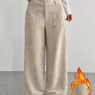 WW | Cordhose Mit Weitem Bein Für Frauen