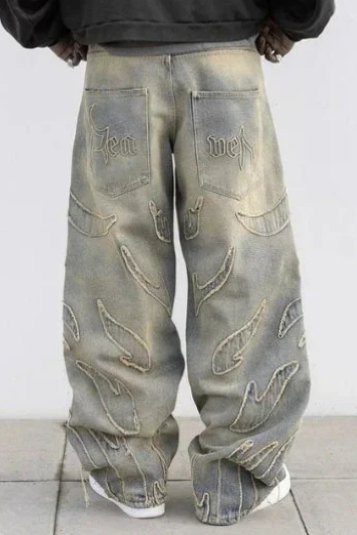 W&W Mode | Retro Baggy Jeans Im Streetwear Stil