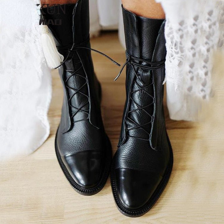 Balesco - Winterstiefel für Frauen aus echtem Leder - FashionWOLF