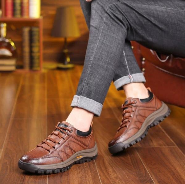 WW | Orthopädische Leder Herren Schuhe Ultimativer Komfort