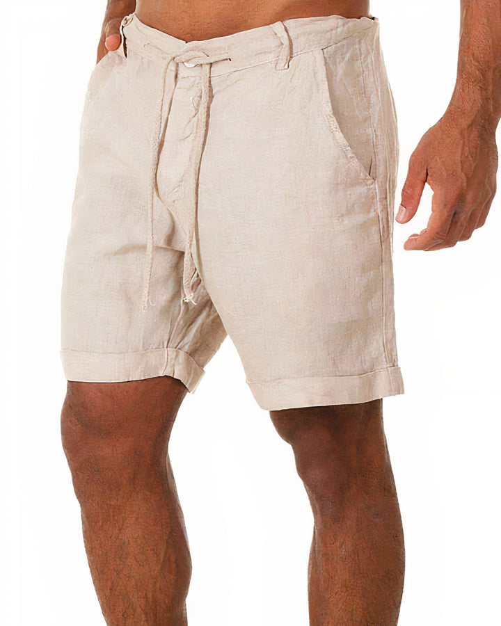 W&W Mode | Basis Leinen Shorts Für Herren
