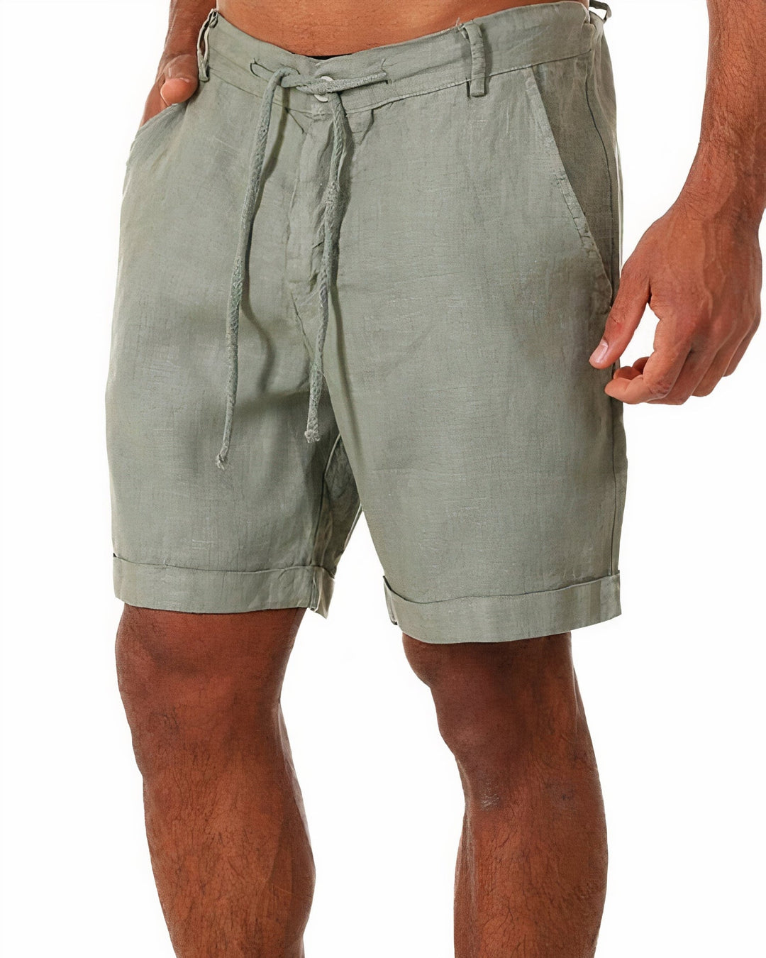 W&W Mode | Basis Leinen Shorts Für Herren
