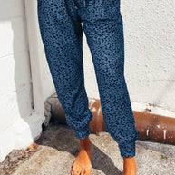 WW | Leopardenmuster Jogginghose Mit Taschen