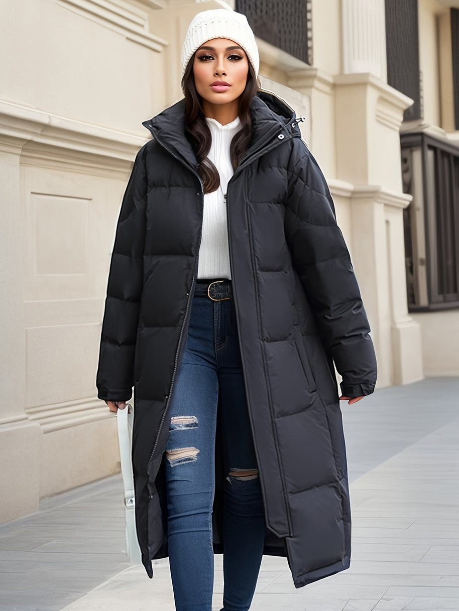 WW | Stilvoller langer Wintermantel Damen mit