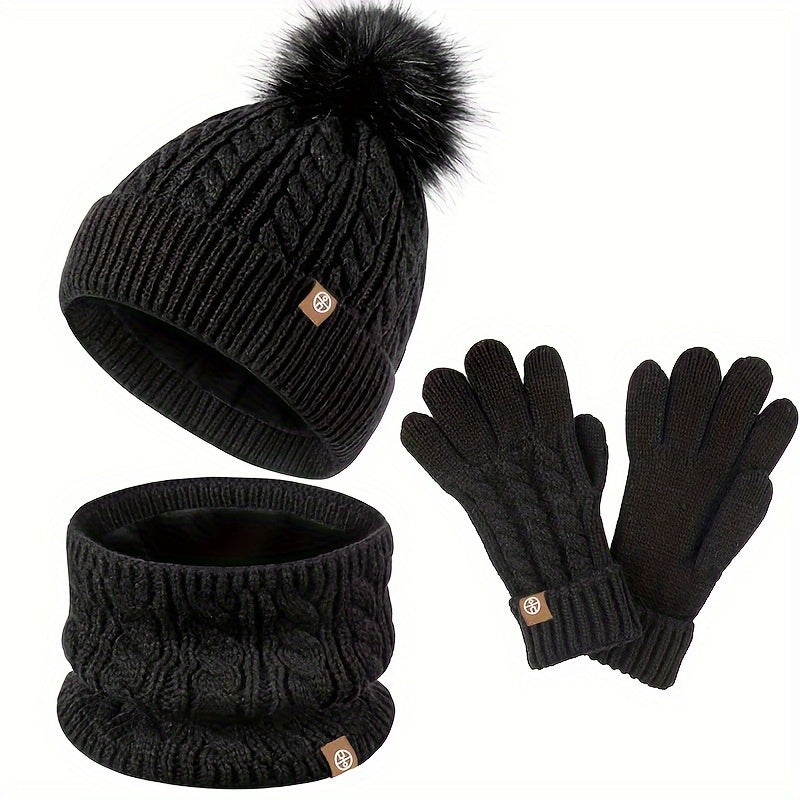 WW | 3-Teiliges Winterset Für Raffinierten Winterstil Für Frauen