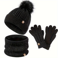 WW | 3-Teiliges Winterset Für Raffinierten Winterstil Für Frauen