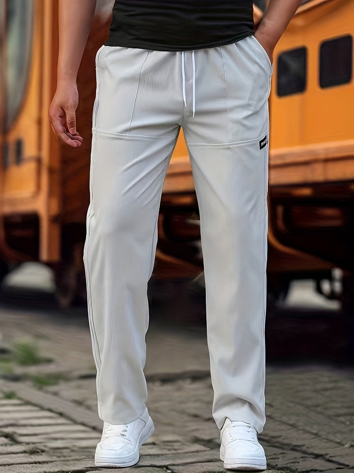 W&W Mode | Stilvolle Kordelzug Athletische Hosen Mit Taschen Für Herren