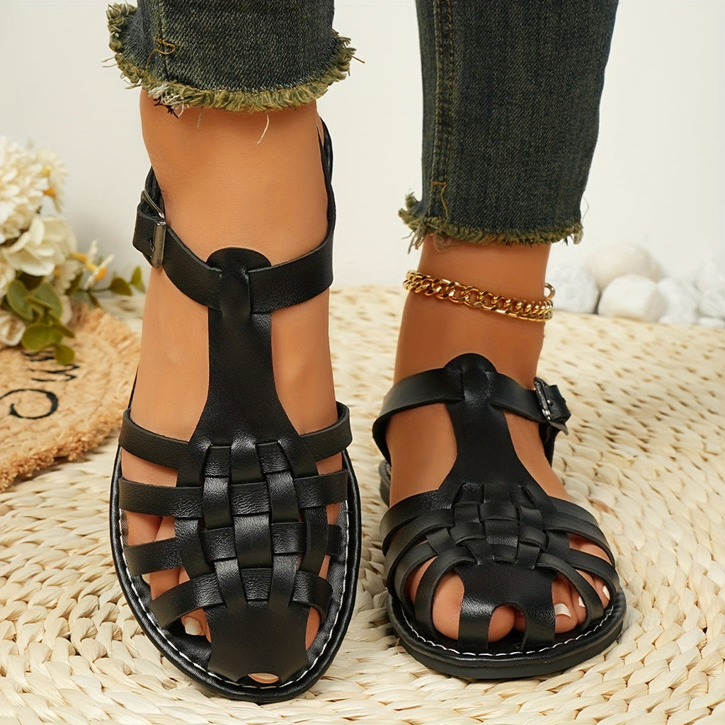 WW | Schnallenriemen Sandalen Für Damen