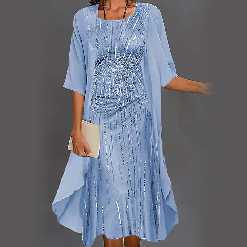 WW | Chic & Bequem Blusen Und Kleid Ensemble