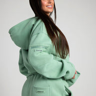 WW | Reise Kapuzenpullover mit Flugzeugmodus-Grafik