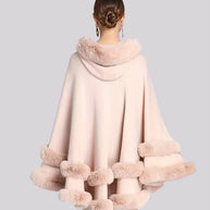 WW | Oversize-Fellcape-Mantel für Damen