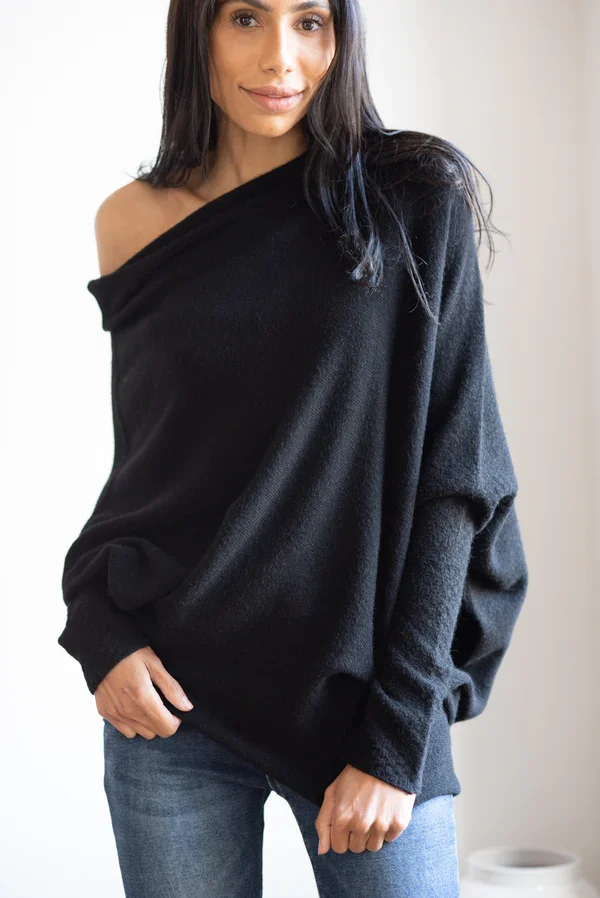 Mariemi™ - Asymmetrisch Drapierter Pullover