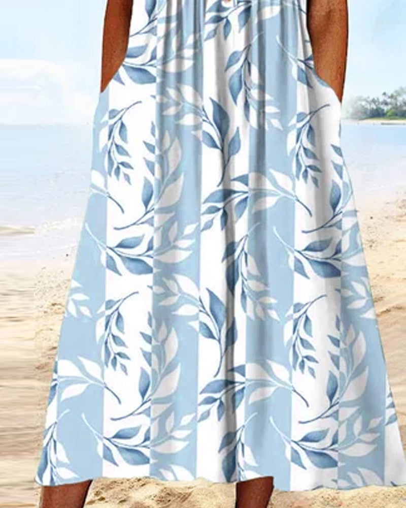 WW | Kleid mit Schmaler Passform und Kurzen Ärmeln