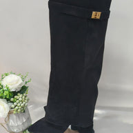 WW | Verschluss Hosen Stiefel Reiterstiefel Mittlere Wade