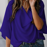 WW | Damen Sommer Chiffon Bluse