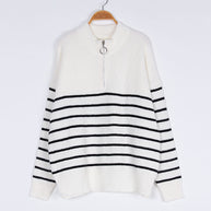 HALB-REISSVERSCHLUSS PULLOVER