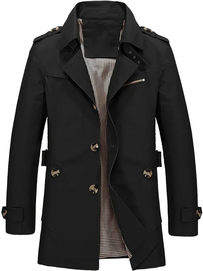 WW | Herren Große Größe Baumwollwindjacke Für Frühling Und Herbst