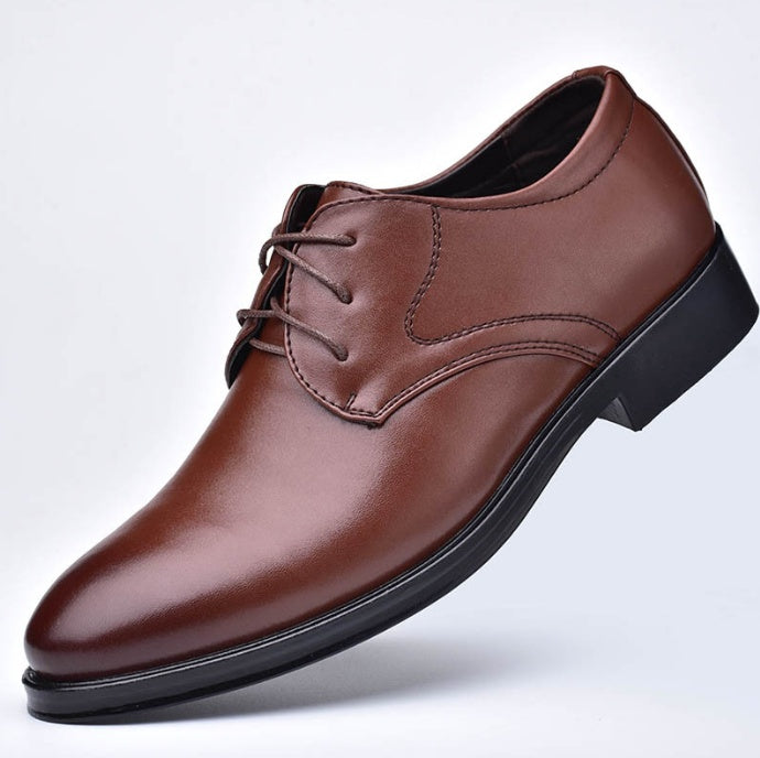 WW | Schwarze Herrenschuhe Mit Spitzem Zeh