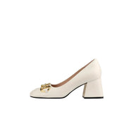 WW | Damen Retro-Schuhe mit hohen Absätzen und Schnalle - Zeitlose Eleganz und Stil